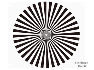 Grafico di prova della stella del settore (72 cicli) instruments photos