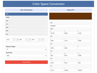 Convertitore spazio colore